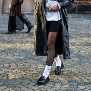 a new day Chunky Black Loafers Sz 7.5